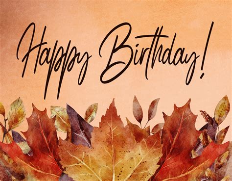 happy fall birthday|autumn happy birthday wishes images.